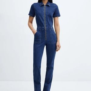 NWT MANGO denim jumpsuit